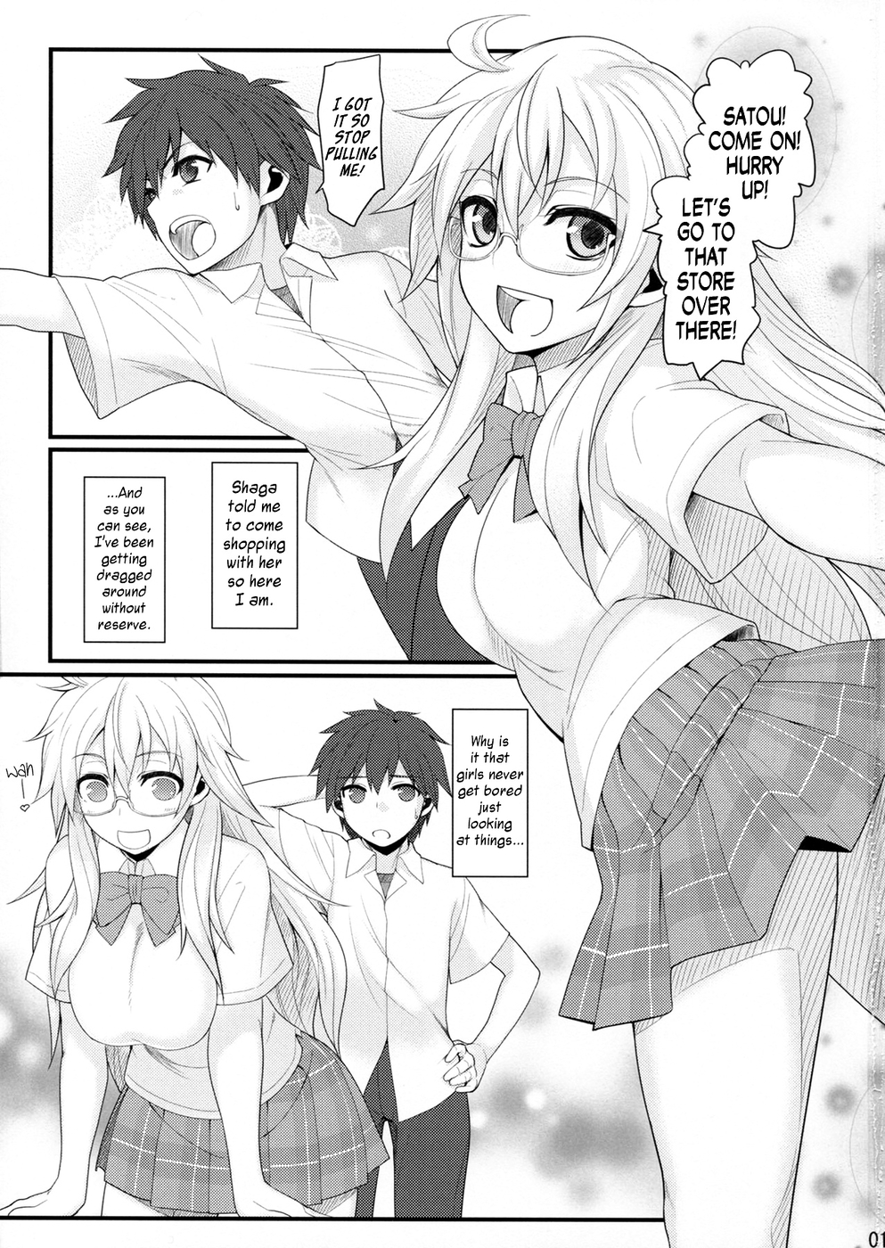 Hentai Manga Comic-Satou-kun to Shaga-san ga Love Love Chucchu Suru Hon-Read-2